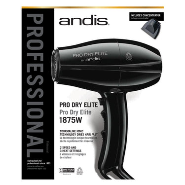 Andis Pro Dry Elite 1875W Hair Dryer - ANNS BEAUTY SUPPLY